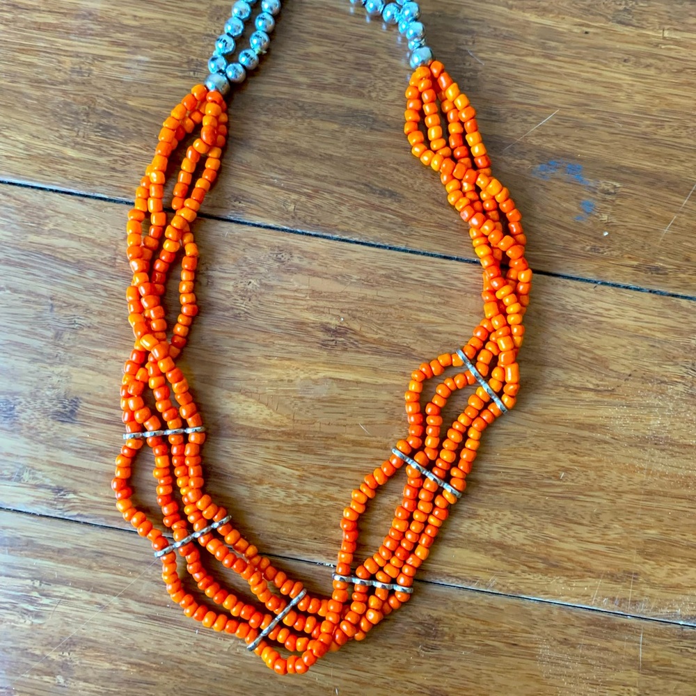 Orange necklace